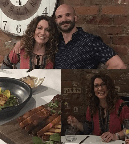 Friend and food